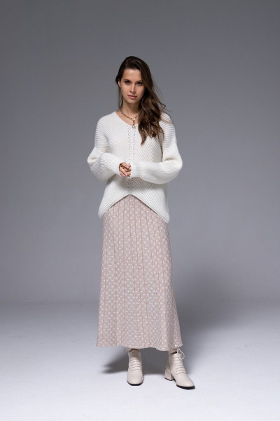 Юбка Barbara Geratti С8234BG серо-беж/бронза - фото 1