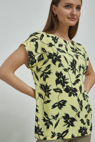 Стильная летняя блузка с принтом Femme & Devur 70304 2.34F(170) - фото 3
