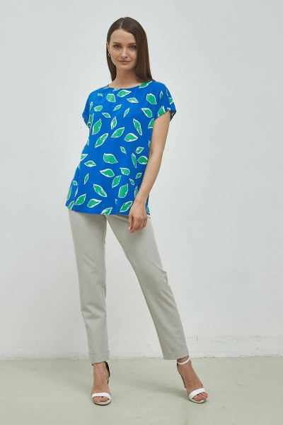 Летная блузка с принтом, полуприлегающий силуэт Femme & Devur 70304 2.33F(170) - фото 2