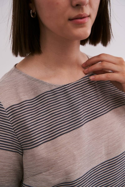 Джемпер в мультиколор и розовый с плотной трикотажной тканью Femme & Devur 70239 1.55F(170) - фото 2