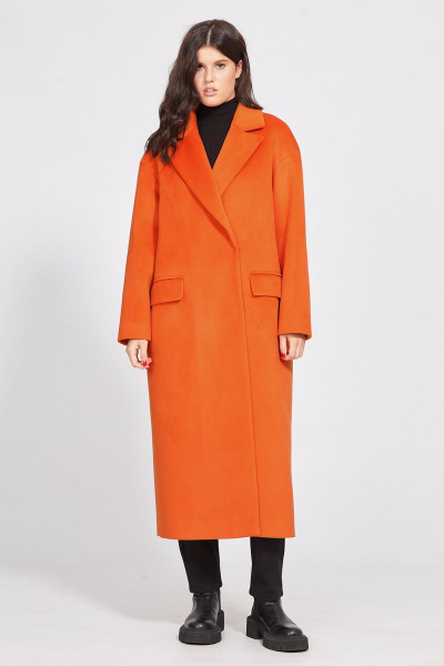 Пальто EOLA 2484 оранжевый - фото 7