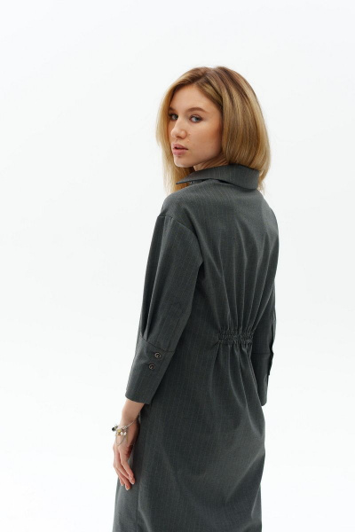 Платье STUCILLI 1042 серый_полоска - фото 3