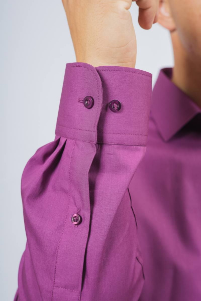 Рубашка Nadex 01-070913/204-23.182-188 сливовый - фото 5
