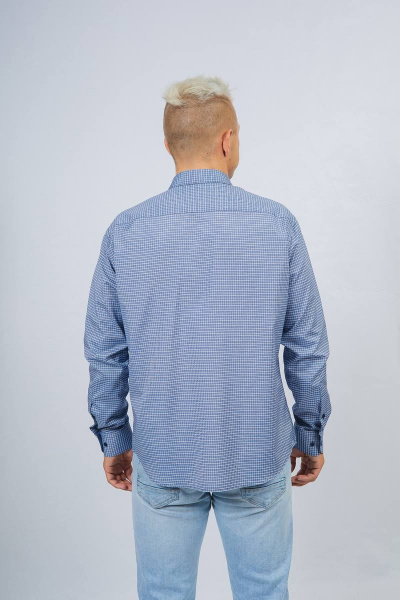 Рубашка Nadex 01-061912/429-23.182-188 деним - фото 5