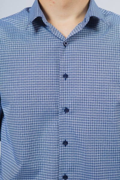 Рубашка Nadex 01-061912/429-23.182-188 деним - фото 4