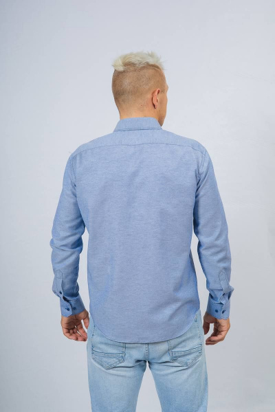 Рубашка Nadex 01-061811/203-23.170-176 деним_оксфорд - фото 6