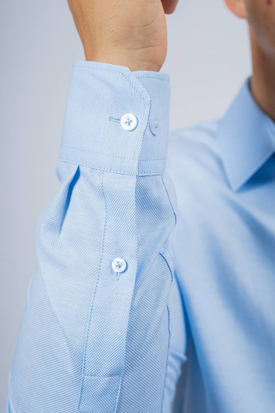 Рубашка Nadex 01-061811/203-23.182-188 голубой_оксфорд - фото 5