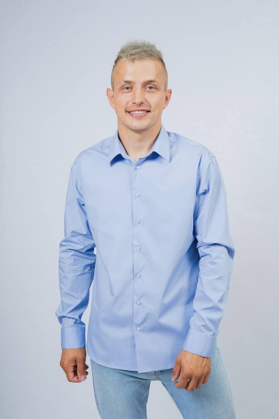 Рубашка Nadex 01-048612/204-23.170-176 голубая_иллюзия - фото 2