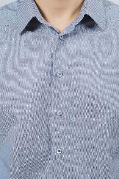 Рубашка Nadex 01-048612/203-23.182-188 серый_оксфорд - фото 4