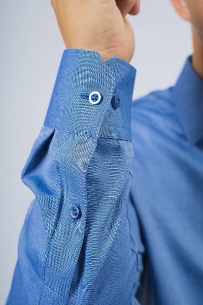 Рубашка Nadex 01-048612/203-23.182-188 деним_самре - фото 4