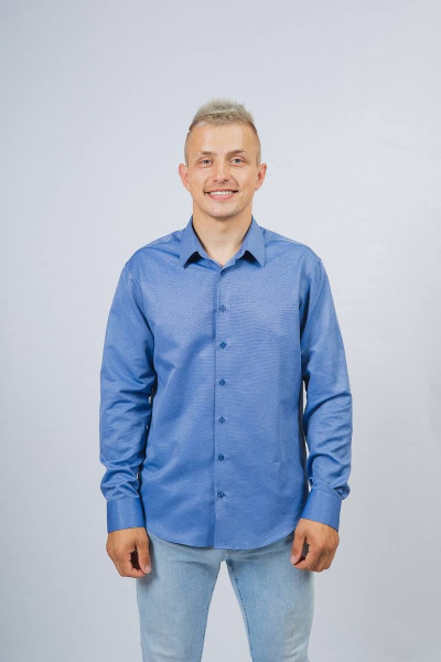 Рубашка Nadex 01-048612/203-23.182-188 деним_самре - фото 1