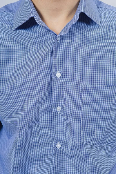 Рубашка Nadex 01-047312/429-23.170-176 сине-белый - фото 5