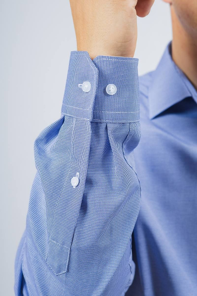 Рубашка Nadex 01-047312/429-23.170-176 сине-белый - фото 4