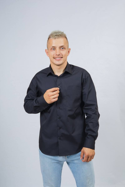 Рубашка Nadex 01-047312/204-23.170-176 черный - фото 2
