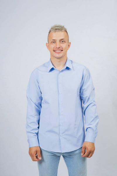 Рубашка Nadex 01-046612/429-23.182-188 светло-голубой - фото 1