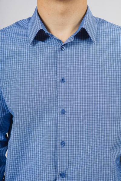 Рубашка Nadex 01-046612/429-23.182-188 голубо-синий - фото 3