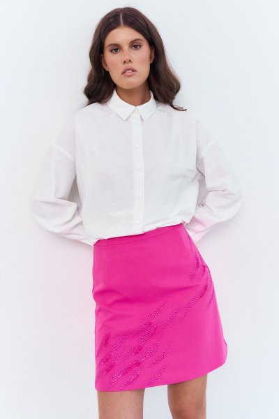 Юбка FLAIM 1004.02 розовый - фото 1