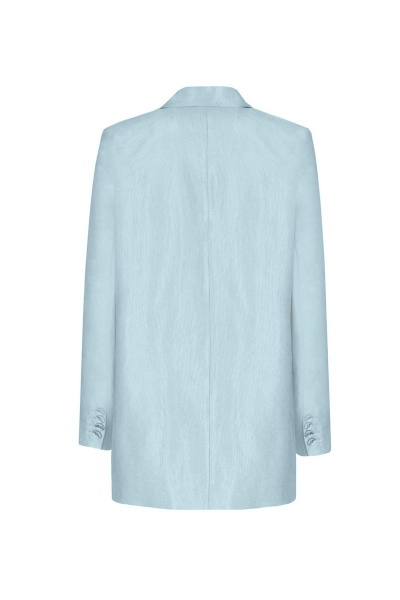 Жакет демисезонный голубой лен, текстиль на каждый день Elema 1К-13084-1-170 голубой - фото 3