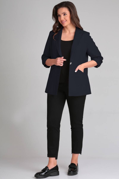 Жакет LeNata 11324 синий - фото 4