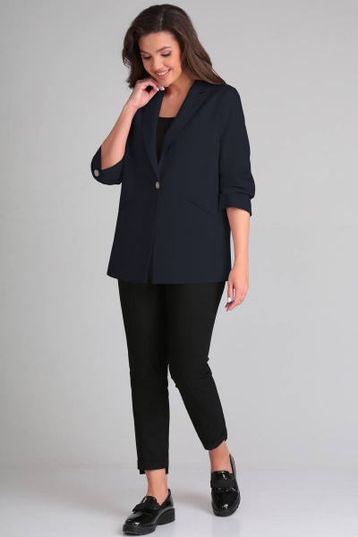 Жакет LeNata 11324 синий - фото 3