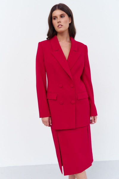 Жакет FLAIM 1021 красный - фото 1