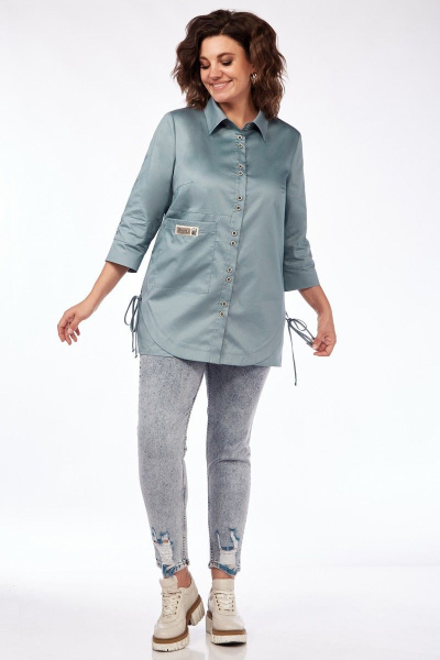 Блуза Matini 4.1535 ментол - фото 7