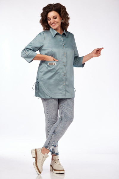 Блуза Matini 4.1535 ментол - фото 6
