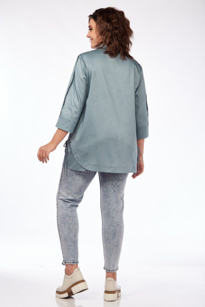 Блуза Matini 4.1535 ментол - фото 10