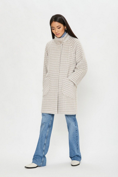 Пальто ElectraStyle 3-0332/2кл-0163 беж - фото 1