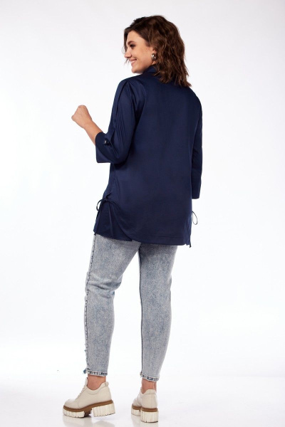Блуза Matini 4.1535 синий - фото 9