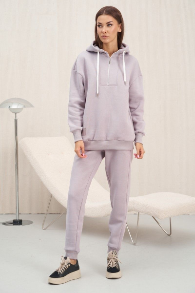 Спортивный костюм с капюшоном и карманами для демисезона Fantazia Mod 4424 - фото 1