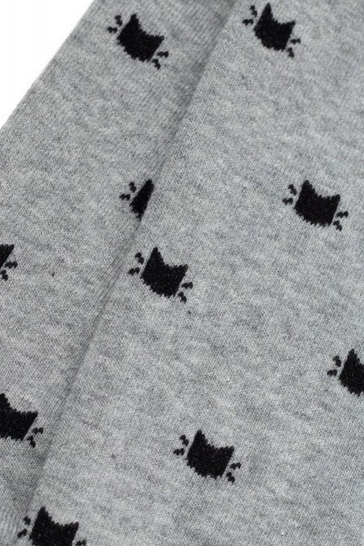 Детские демисезонные трикотажные колготки из хлопка CONTE Conte-kids_TIP-TOP_567 серый - фото 2