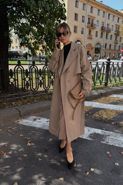 Тренч Skipper Design 115.23 песочный - фото 1