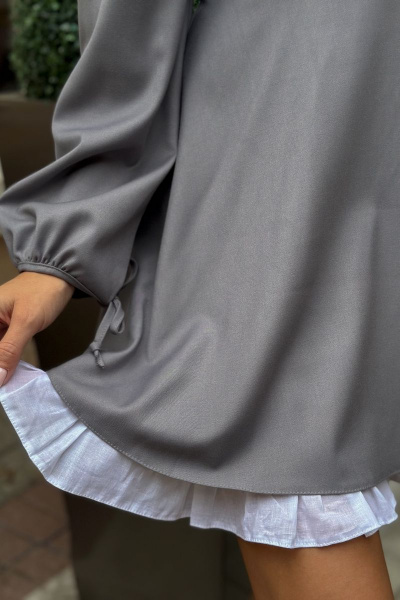 Платье THE.WOMAN 0116 серый - фото 2