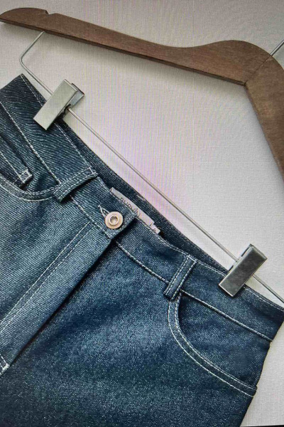 Брюки джинсовые хлопковые демисезонные для повседневной носки BURVIN 8636-11 - фото 2