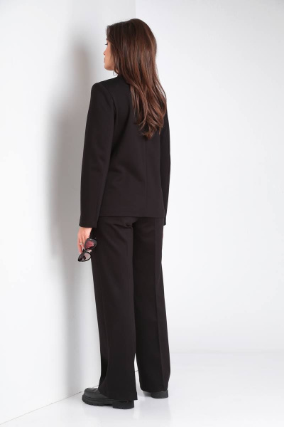Брюки, жакет Vilena 915 черный - фото 9