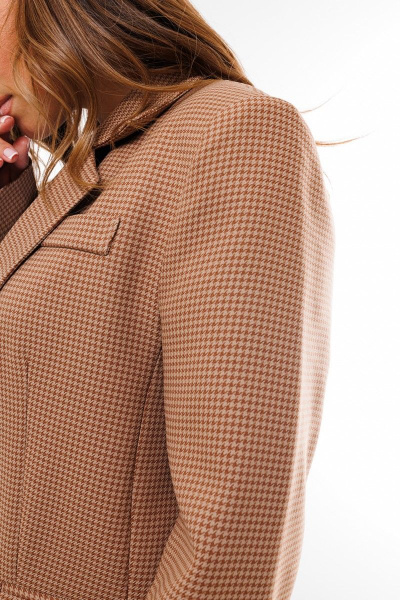 Поло оверсайз из текстиля с воротником и стильным кроем Tattica 040.4 - фото 5