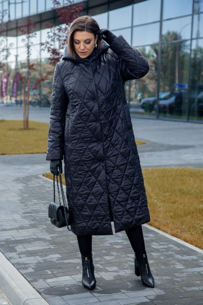 Пальто Lady Secret 5032 черный - фото 4