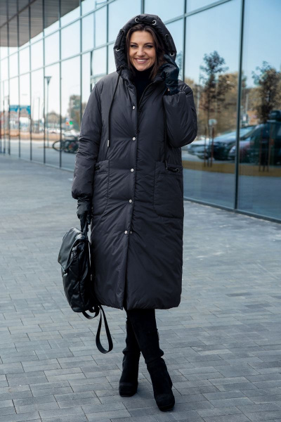 Пальто Lady Secret 8292 черный - фото 1