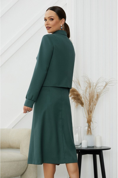 Жакет, юбка Lissana 4810 тихоокеанская-сосна - фото 9