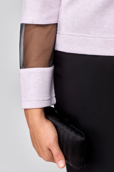 Туника, юбка Мишель стиль 1089-2 розово-сиреневый - фото 4