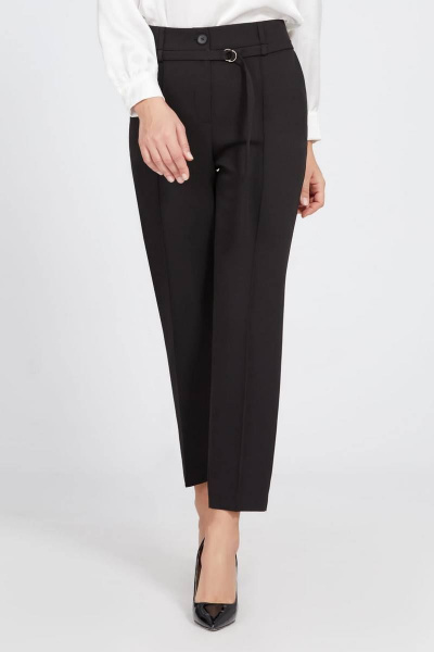 Брючные классические брюки с поясом на стрелках Bazalini 4839 - фото 1