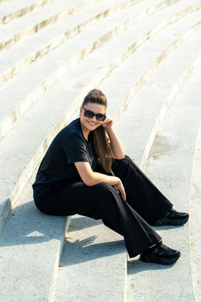 Блуза, брюки Andina 948 черный - фото 12