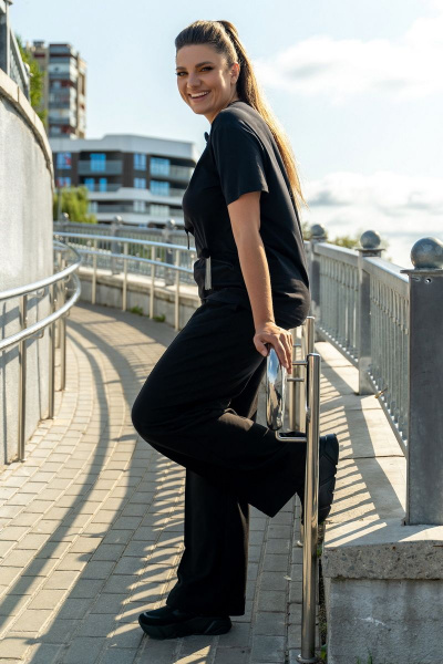 Блуза, брюки Andina 948 черный - фото 2