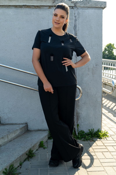 Блуза, брюки Andina 948 черный - фото 7