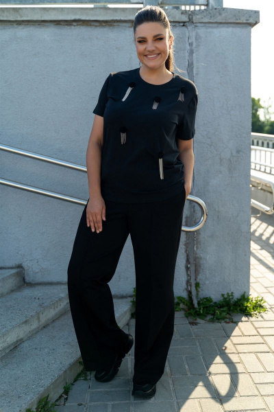 Блуза, брюки Andina 948 черный - фото 1