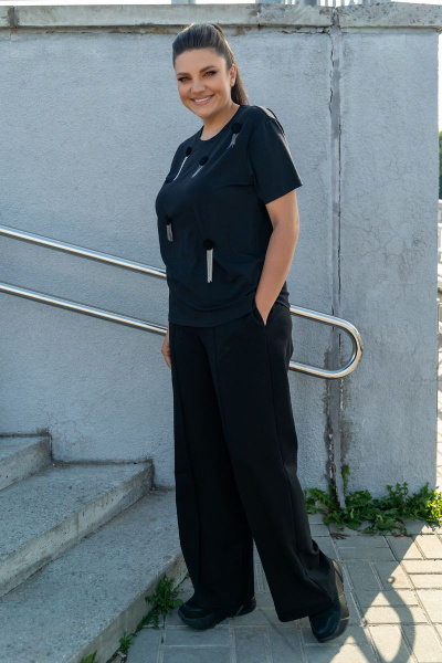 Блуза, брюки Andina 948 черный - фото 6