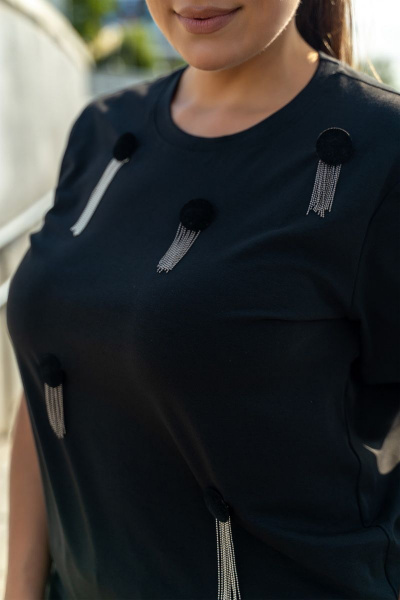 Блуза Andina 420 черный - фото 5