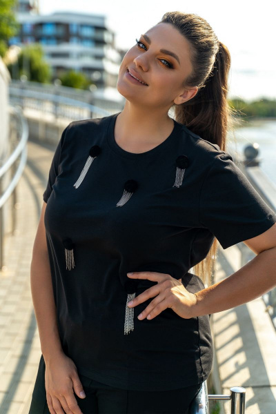 Блуза Andina 420 черный - фото 1