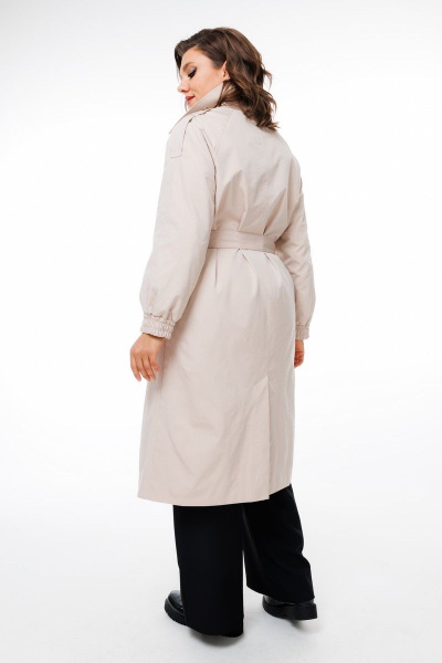 Тренч Anelli 1419 кофе_со_льдом - фото 5